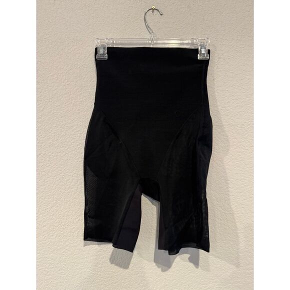 Womens High Waist Shapewear Shorts Thigh Slimmer Seamless Black Compression NWOT - Picture 2 of 3